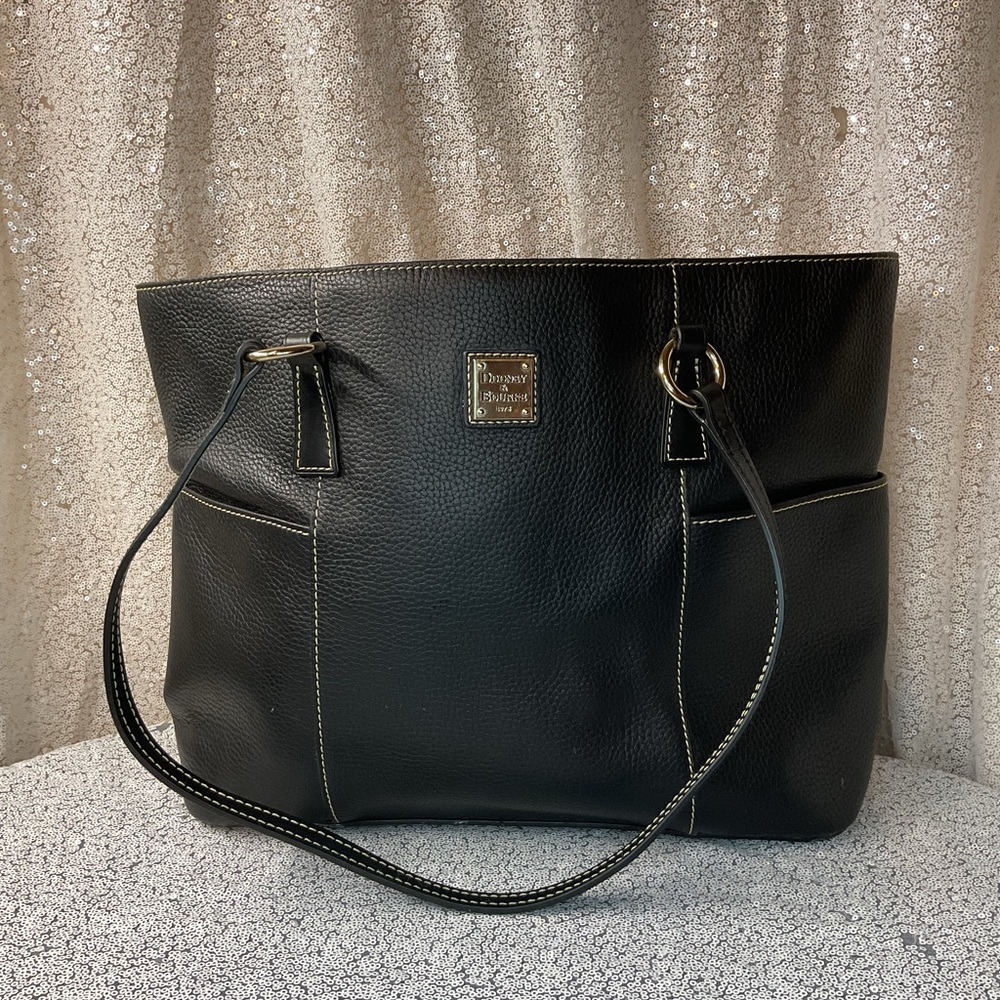 Dooney & Bourke Black Leather Tote